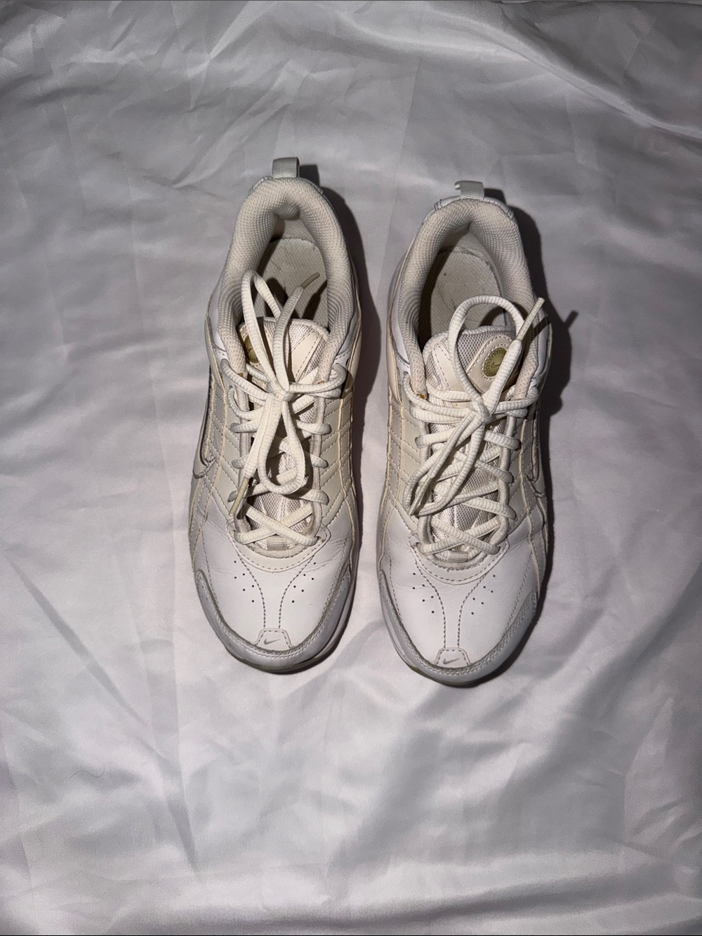Nike Women's White Lace-Up Athletic Sneakers